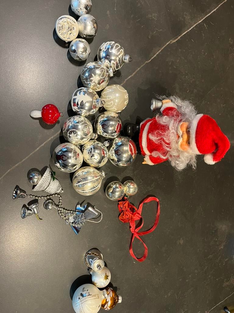 Grote partij kerstballen, Diversen, Kerst, Ophalen of Verzenden, Gebruikt