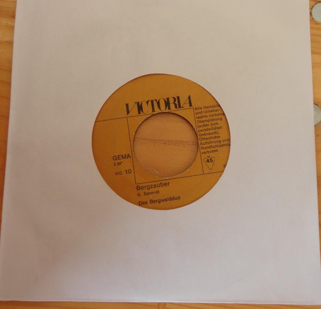 Das Bergwaldduo > Bergzauber, Gebruikt, 7 inch, Single, Ophalen of Verzenden