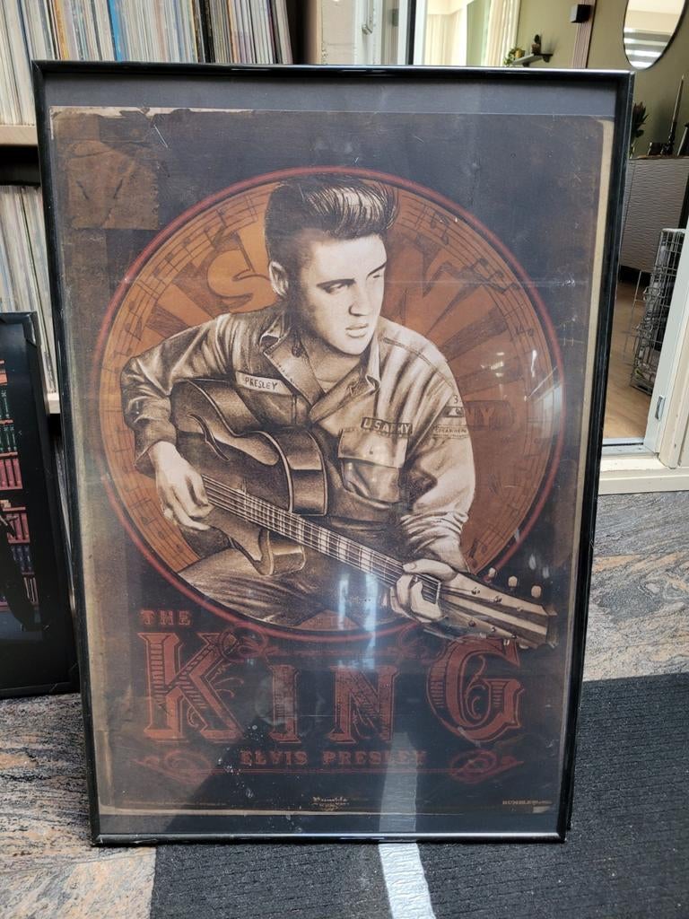ELVIS PRESLEY, Huis en Inrichting, Woonaccessoires | Schilderijen, Tekeningen en Foto's, Ophalen of Verzenden, Foto of Poster