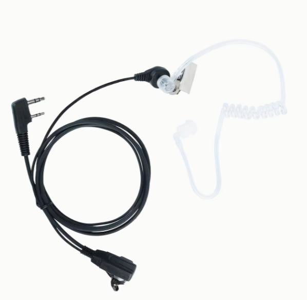 Portofoon Oortje voor Kenwood/Baofeng met Extra Oordopje, Minder dan 2 km, Verzenden, Nieuw, Handsfree-functie