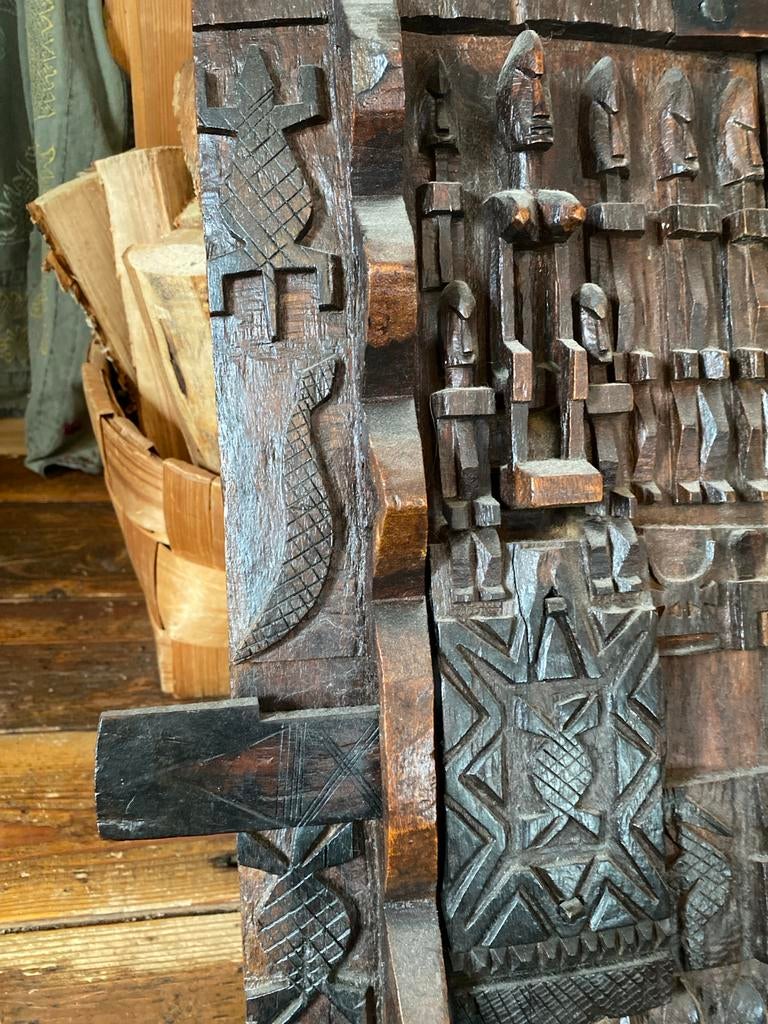 Dogon Graanschuurdeur - Mali - Mid 20e Eeuw, Ophalen of Verzenden