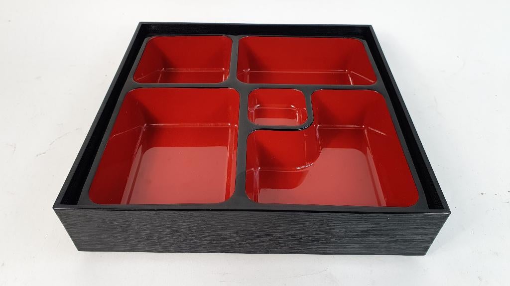 Hapjesschaal Tapas, luxe design schaal met deksle. 8B7, Tweedehands verkoop, Tweedehands verkoop, Gebruikt, Ophalen of Verzenden