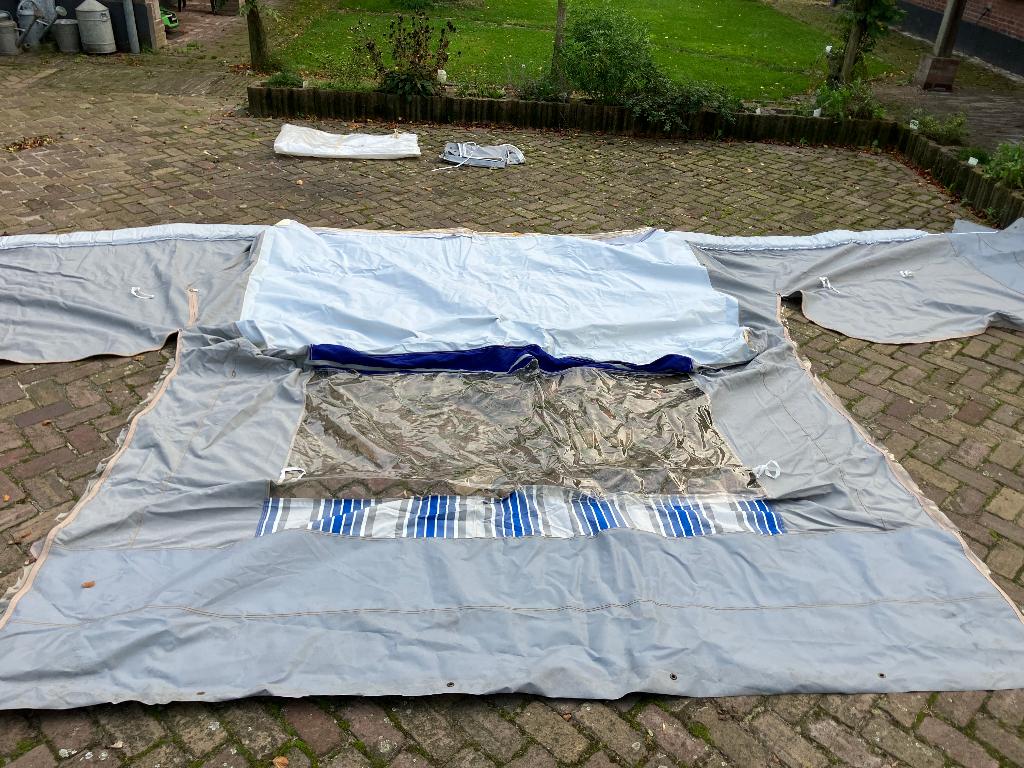 Winter voortent wintertent  2,4 x 1,5 mtr in prima staat, Ophalen, Gebruikt