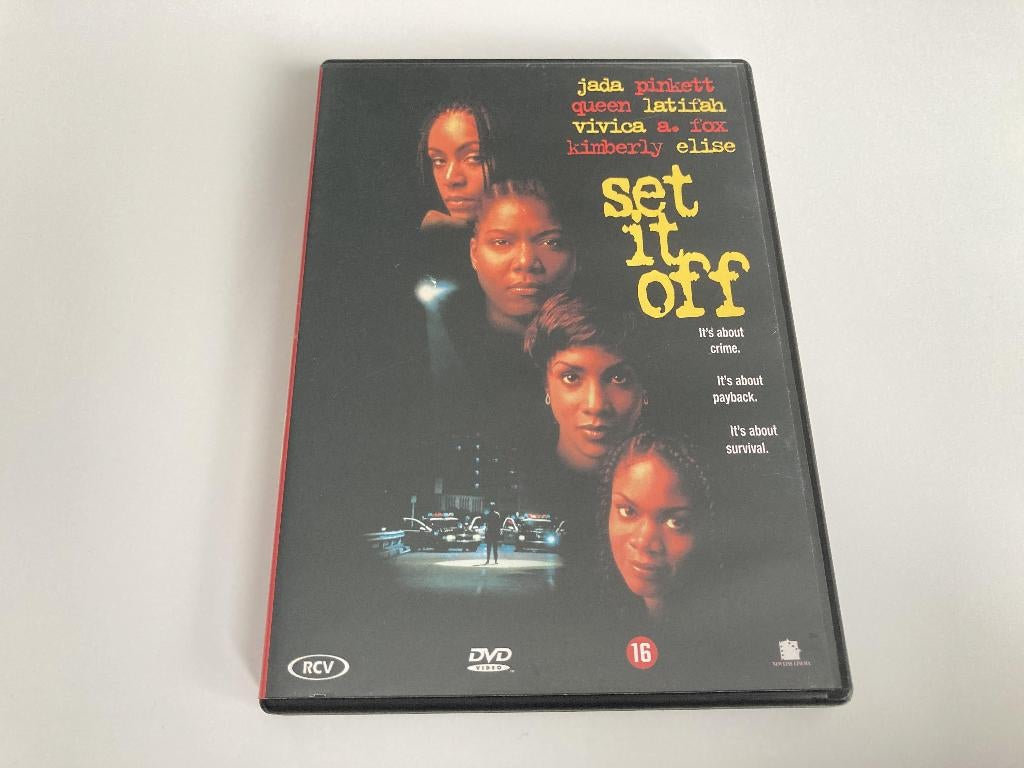 Set It Off - Jada Pinkett, Queen Latifah DVD, Cd's en Dvd's, Alle leeftijden, Ophalen of Verzenden, Zo goed als nieuw, Romantische komedie