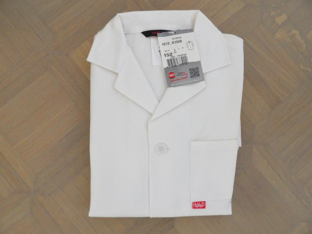 CARNAVAL 4 SPLINTERNIEUW SPIERWITTE stofjassen maat 152, Ophalen of Verzenden, Nieuw, Jongen of Meisje, Overige typen