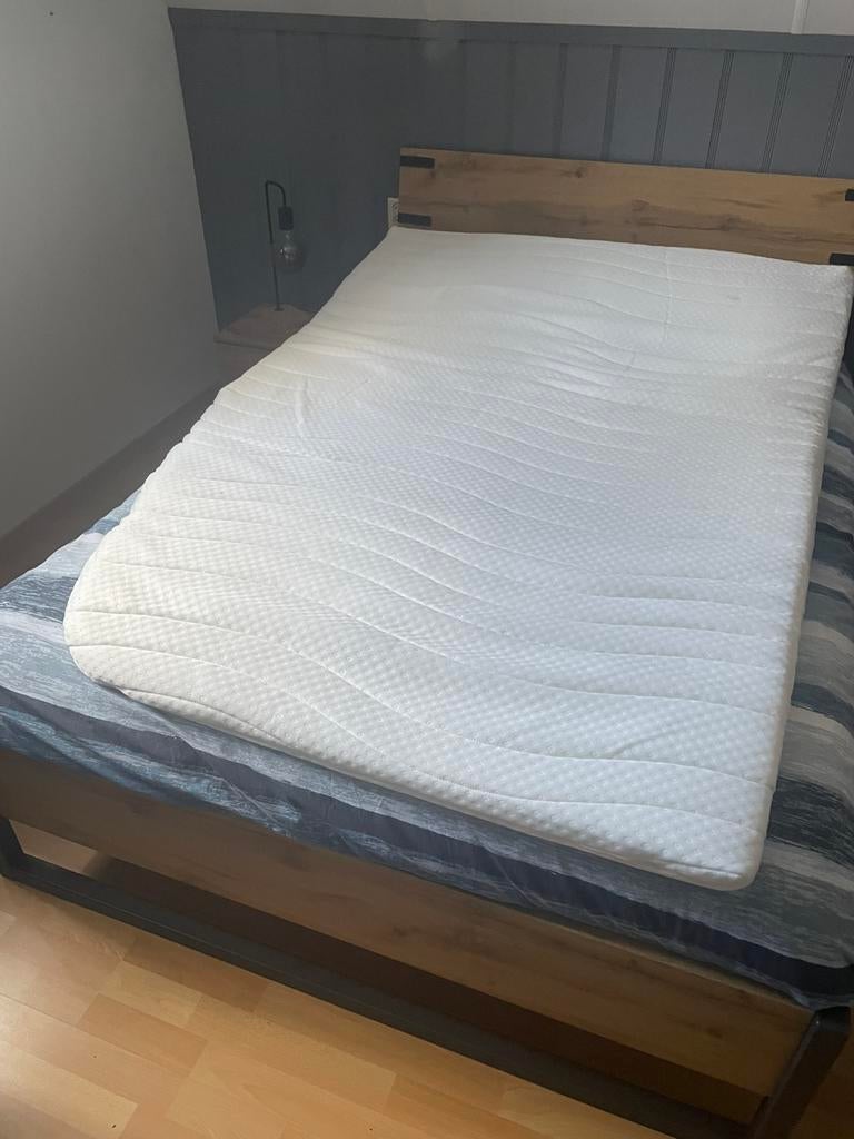 Toppermatras Frans bed caravan, Ophalen, Zo goed als nieuw