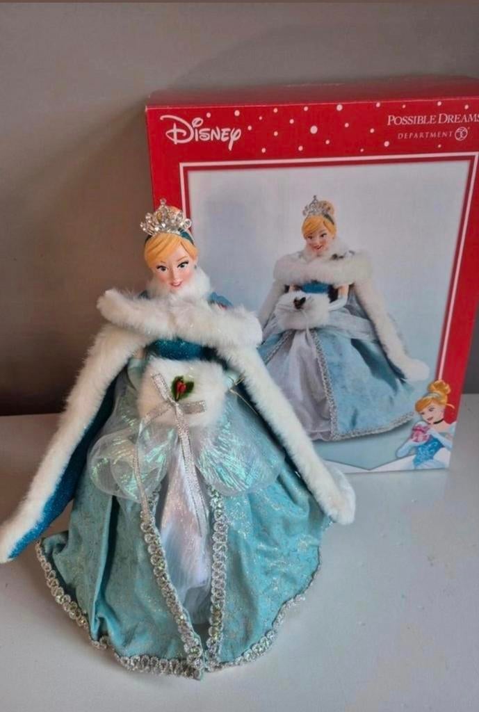 Disney Cinderella Tree Topper, kerstboom piek, kerst ornamen, Ophalen of Verzenden, Nieuw