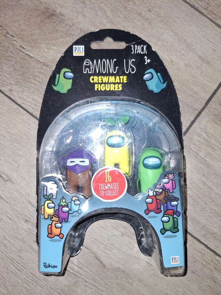 Among Us Crewmate Figuren - 3 Pack, Ophalen of Verzenden, Nieuw