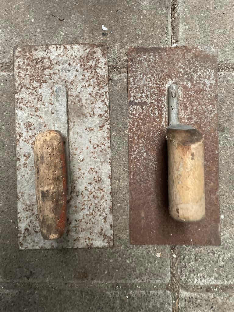 2 vintage METSEL VLAKKERS, Doe-het-zelf en Verbouw, Gereedschap | Handgereedschap, Ophalen, Gebruikt