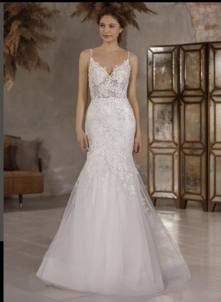 Prachtige trouwjurk te koop, Ophalen of Verzenden, Zo goed als nieuw, Wit, Trouwjurk