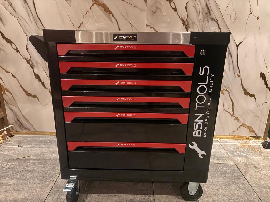 BSN Tools gereedschapswagen - 159-delig, Ophalen, Gevuld, Nieuw