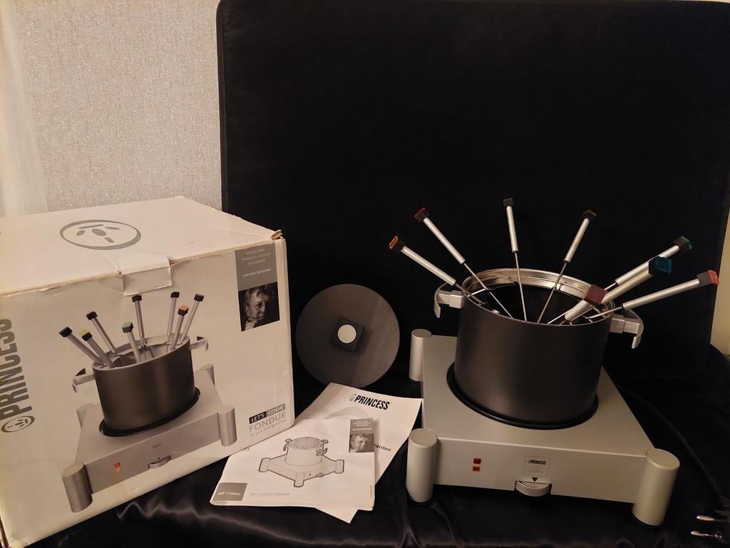Jan de Bouvrie Elektrische Fondueset - Princess, Ophalen, Nieuw, Elektrisch, Fondueset