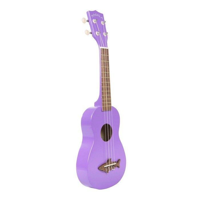 Kala Makala Shark Sea Urchin Purple sopraan ukelele, ., Nieuw, Ophalen of Verzenden, Akoestische gitaar