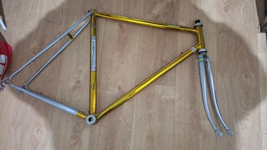 Versteege wielersport fietsframe 56cm, Fietsen en Brommers, 55 tot 59 cm, Ophalen, Versteege, Jaren '60 of nieuwer