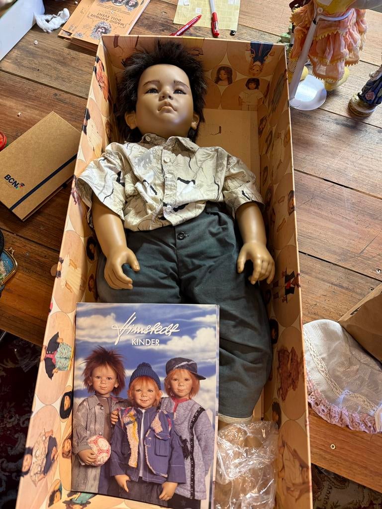 2 stuks Annette Himstedt pop, Ophalen, Pop