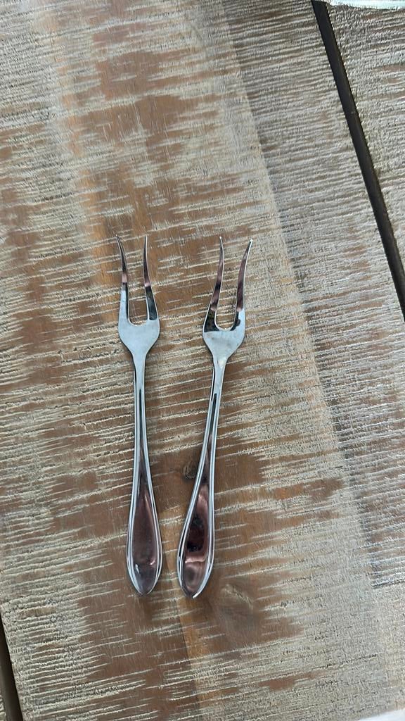 Te koop; 2 vlees ( waren ) vorken, Ophalen of Verzenden
