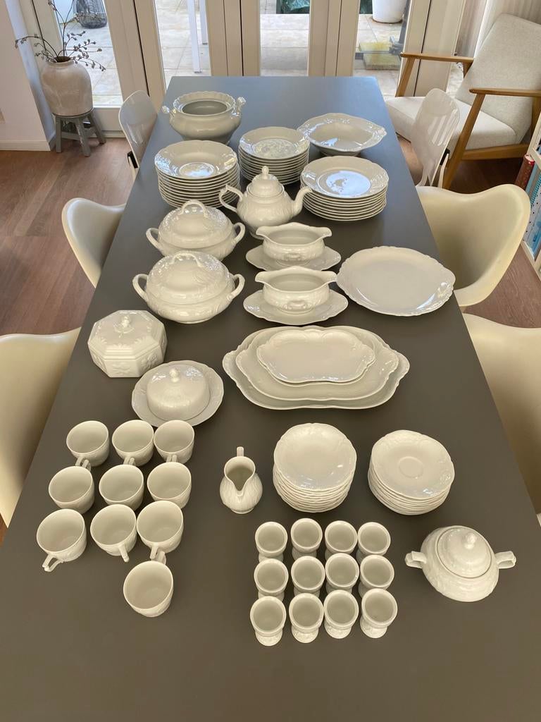 Rosenthal servies wit, Antiek en Kunst, Antiek | Servies compleet, Ophalen