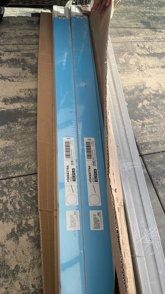 Ikea keuken plinten 10 stuks Nieuw, Wit, Overige typen, Ophalen of Verzenden, Zo goed als nieuw