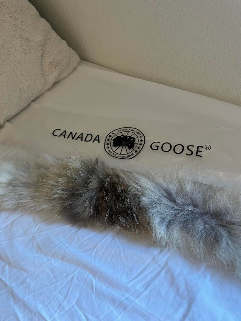 Canadagoose jas bont, Ophalen of Verzenden, Zo goed als nieuw, Zwart