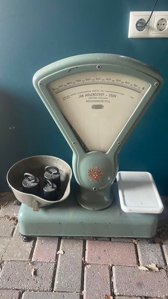 Te koop Jan Molenschot weegschaal, Ophalen, Gebruikt