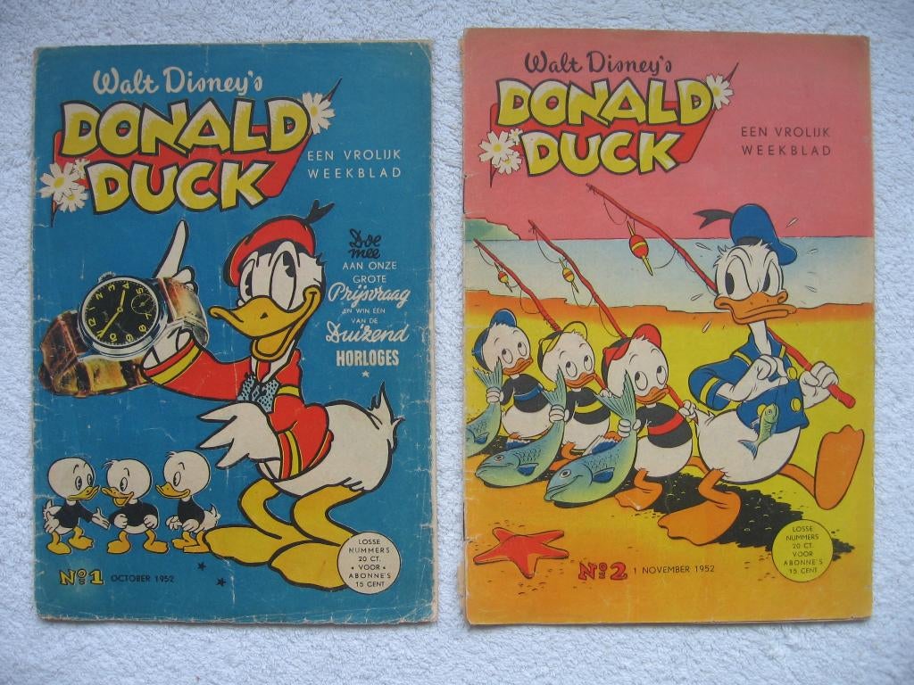 Donald Duck weekblad - 1952 compleet, Complete serie of reeks, Walt Disney, Ophalen, Gelezen
