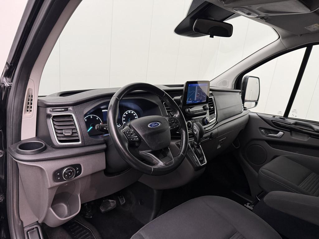 Ford Transit Custom 2.0TDCi 130PK Automaat Limited Dubbele C, Automaat, Stof, Zwart, Zwart