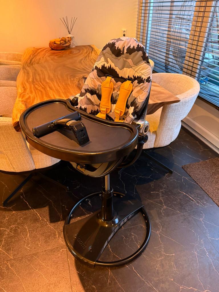 Bloom Fresco Meegroeistoel met custom & originele kussens, Kinderen en Baby's, Kinderstoelen, Ophalen, Zo goed als nieuw, Meegroeistoel