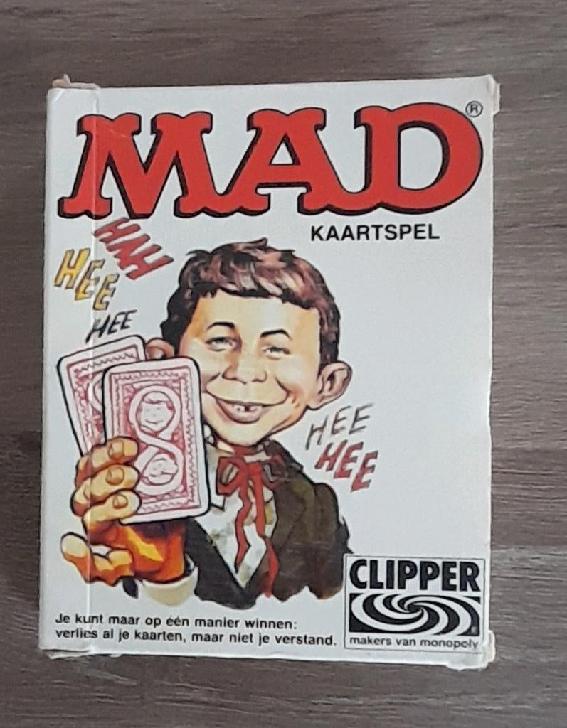 MAD kaartspel compleet met spelregels., Hobby en Vrije tijd, Ophalen of Verzenden, Gebruikt
