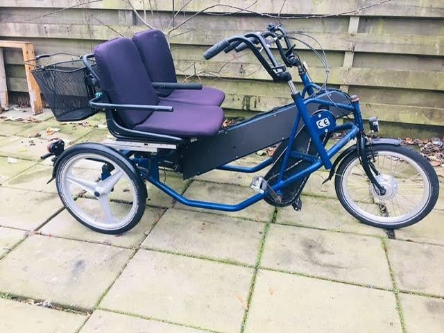 PF Mobility Side by Side Duofiets Elektrisch., Fietsen en Brommers, Fietsen | Driewielfietsen, Ophalen of Verzenden, Gebruikt