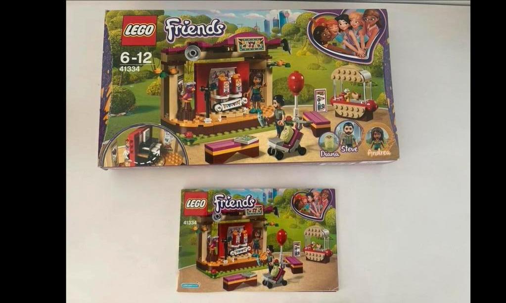 Lego Friends 41334 Mia's Optreden in het Park, Ophalen of Verzenden, Zo goed als nieuw, Complete set, Lego