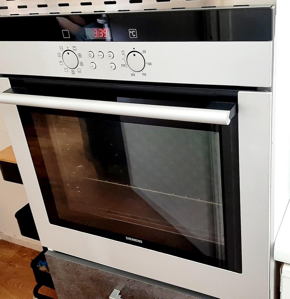 Inbouw oven, hetelucht Inbouwoven Siemens, Witgoed en Apparatuur, Ovens, Ophalen, Gebruikt, 45 tot 60 cm