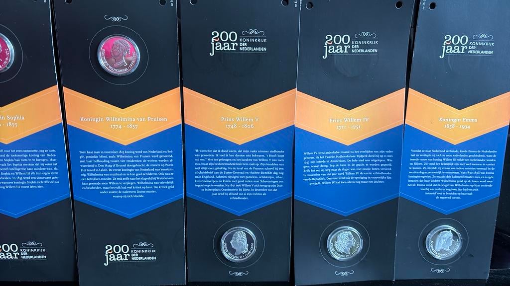 200 Jaar Koninkrijk Der Nederlanden Munten, Postzegels en Munten, Munten | Nederland, Ophalen of Verzenden, Koningin Beatrix