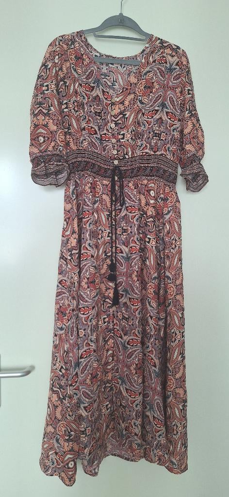 Jurk 100% viscose, Kleding | Dames, Jurken, Maat 38/40 (M), Overige kleuren, Ophalen of Verzenden, Zo goed als nieuw