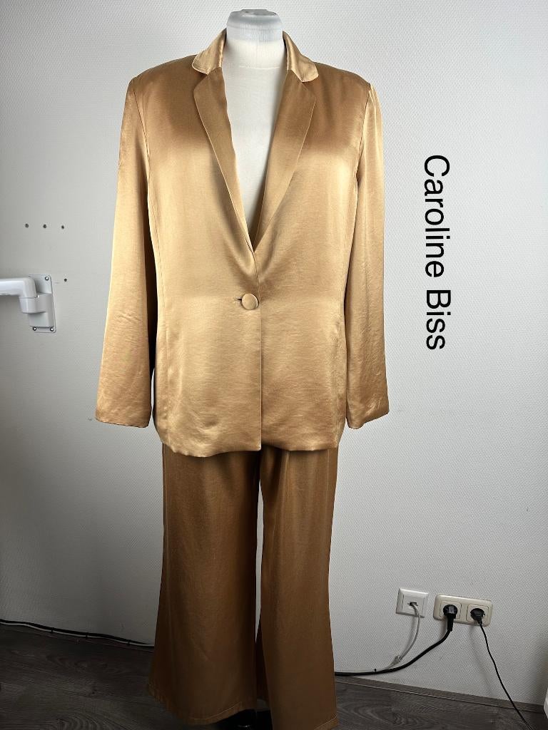 Caroline Biss Broekpak  (mt: 42) 33,4/9789, Caroline Biss, Blauw, Caroline Biss, Maat 42/44 (L)