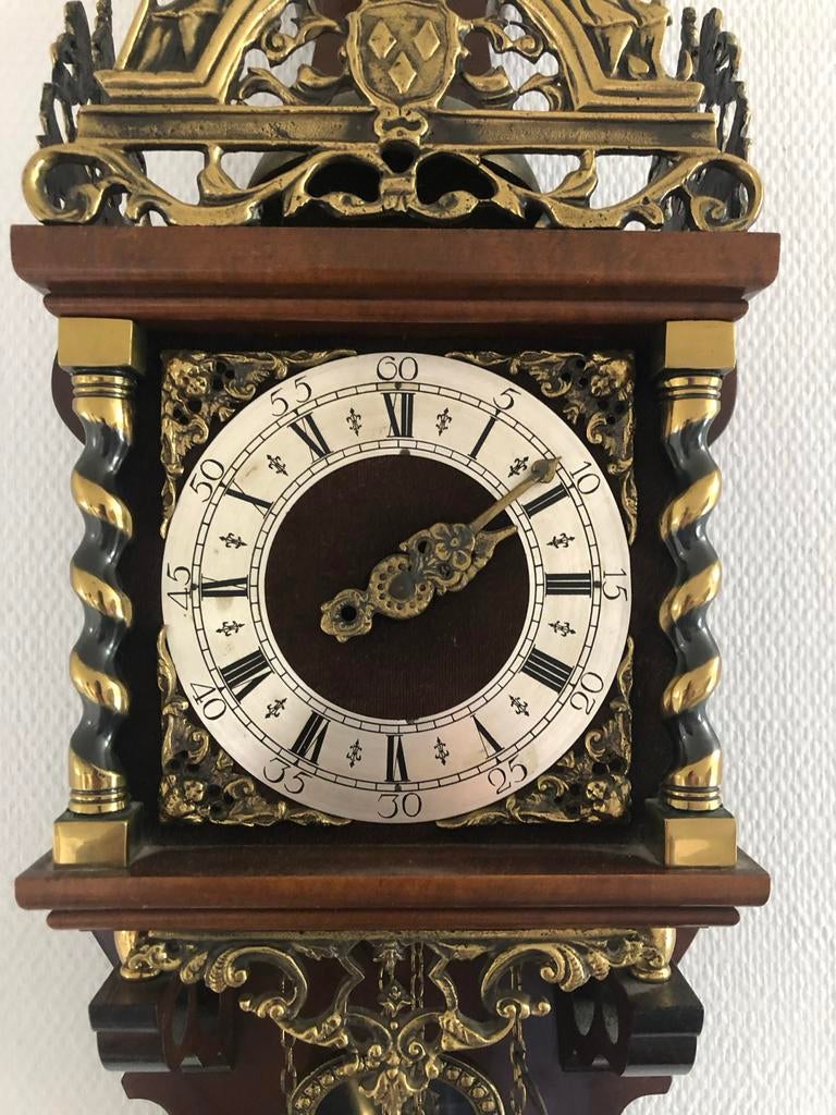 Antieke Zaanse Wandklok - Klassiek & Mechanisch, Ophalen