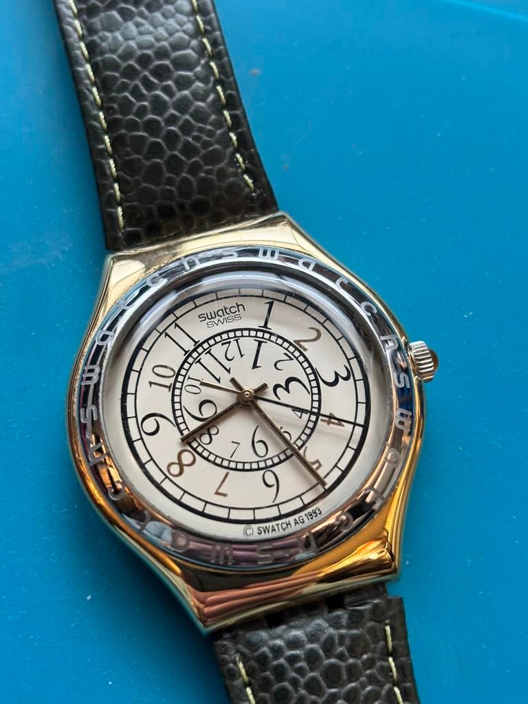 Swatch 1993 met originele doos, Ophalen, Zo goed als nieuw, Kunststof, Swatch