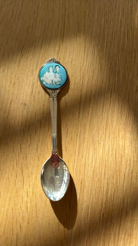 Theelepel Charles & Diana, Verzamelen, Ophalen of Verzenden, Zo goed als nieuw