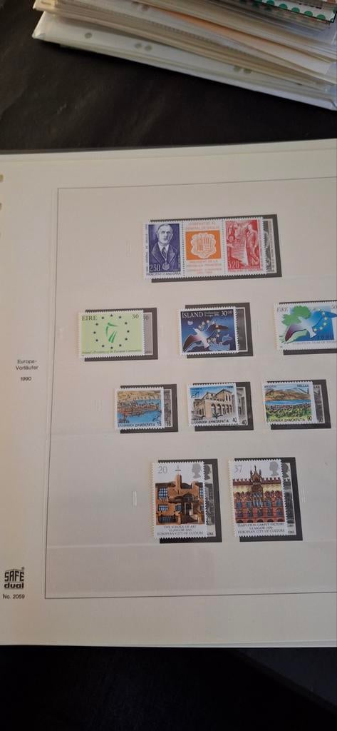 Postzegels Safe Dual Europa-Vorläufer & Europa 1990 postfris, Postzegels en Munten, Ophalen, Overige landen, Postfris