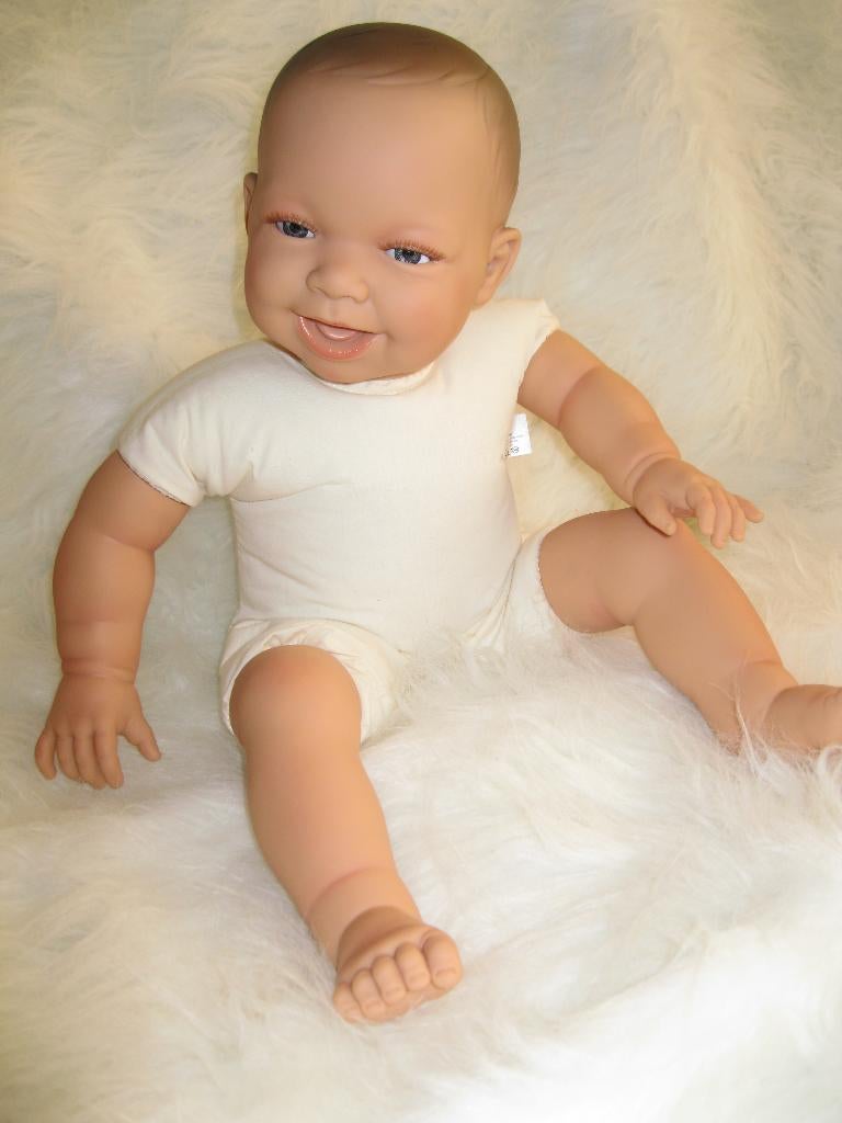 levensechte babypop 53 cm groot baby pop past babykleding, Selintoys, Nieuw, Ophalen of Verzenden, Leiden