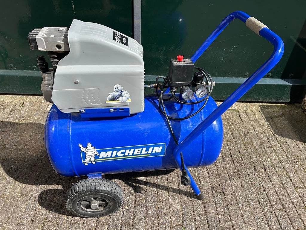 Michelin MCX 50 Compressor 2.0 PK, Doe-het-zelf en Verbouw, Compressors, Ophalen, Gebruikt, 6 tot 10 bar, Minder dan 200 liter/min
