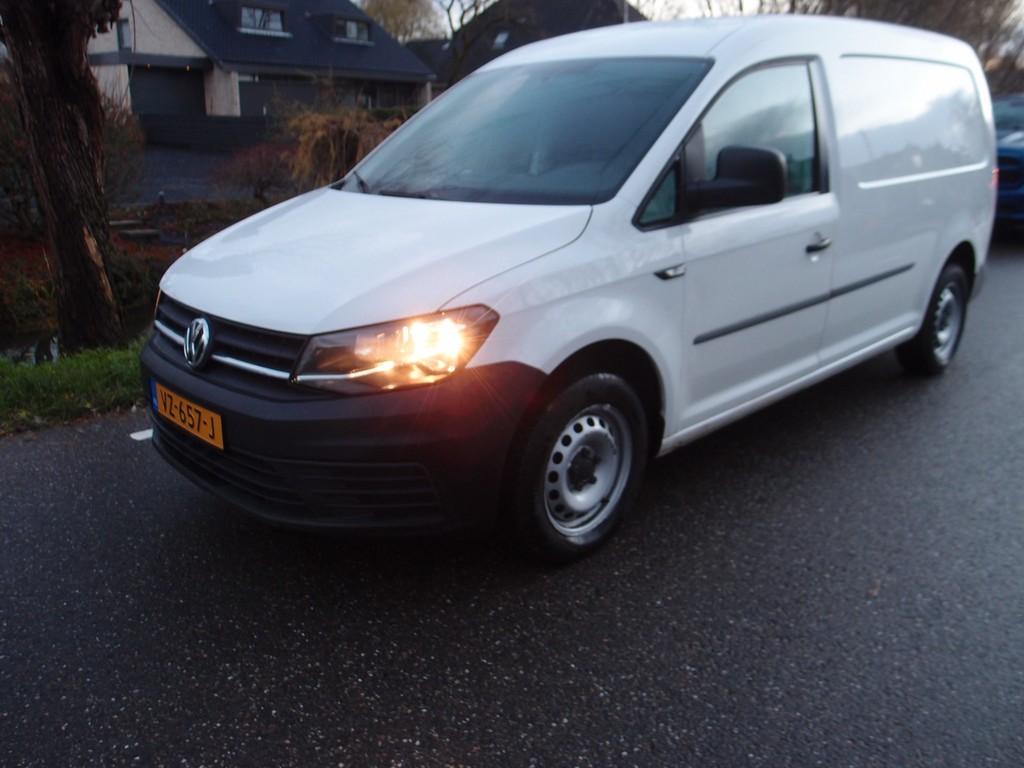 Volkswagen Caddy 2.0 TDI L2H1 113.000km BMT Maxi Trendline r, Auto's, Bestelauto's, Voorwielaandrijving, Stof, Gebruikt, 4 cilinders