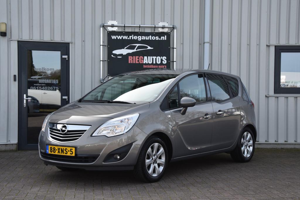 Opel Meriva 1.4 Turbo Cosmo. Hoogzit, Trekhaak, Cruise, Airc, Voorwielaandrijving, Euro 5, Gebruikt, 680 kg