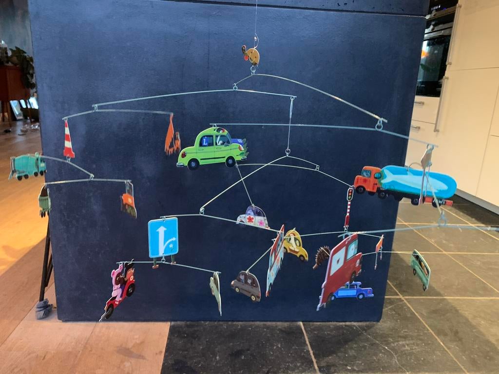 Djeco Mobiel Voertuigen Traffic, Ophalen, Zo goed als nieuw, Jongen of Meisje