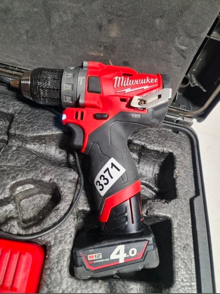 Milwaukee M12 FPD 12V Li-Ion accu subcompacte slagsboormachi, Tuin en Terras, Nieuw, Ophalen of Verzenden, Milwaukee, N.v.t