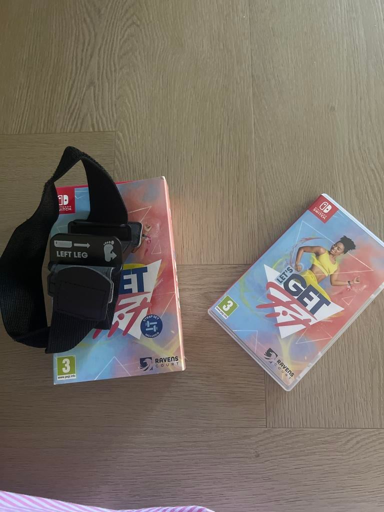 Let's Get Fit Nintendo Switch + Beenband, 1 speler, Ophalen of Verzenden, Zo goed als nieuw, Vanaf 3 jaar