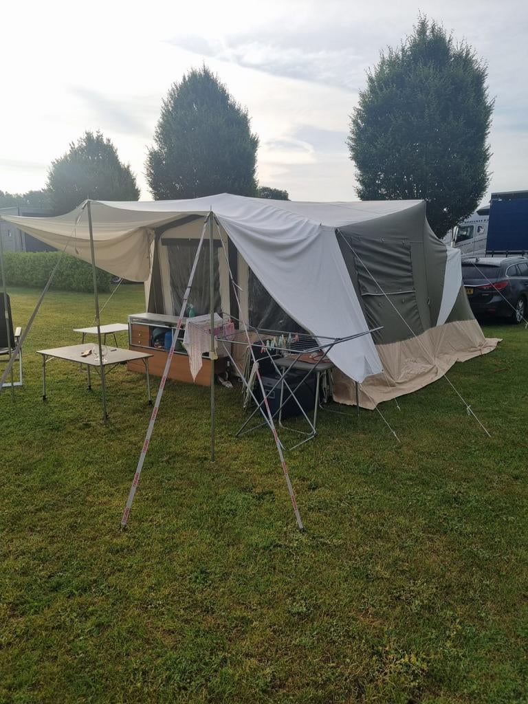 Vouwwagen Trygano Odyssee GL voor 6 personen (2014), Ophalen, Trigano, Overige kleuren, Aanwezig