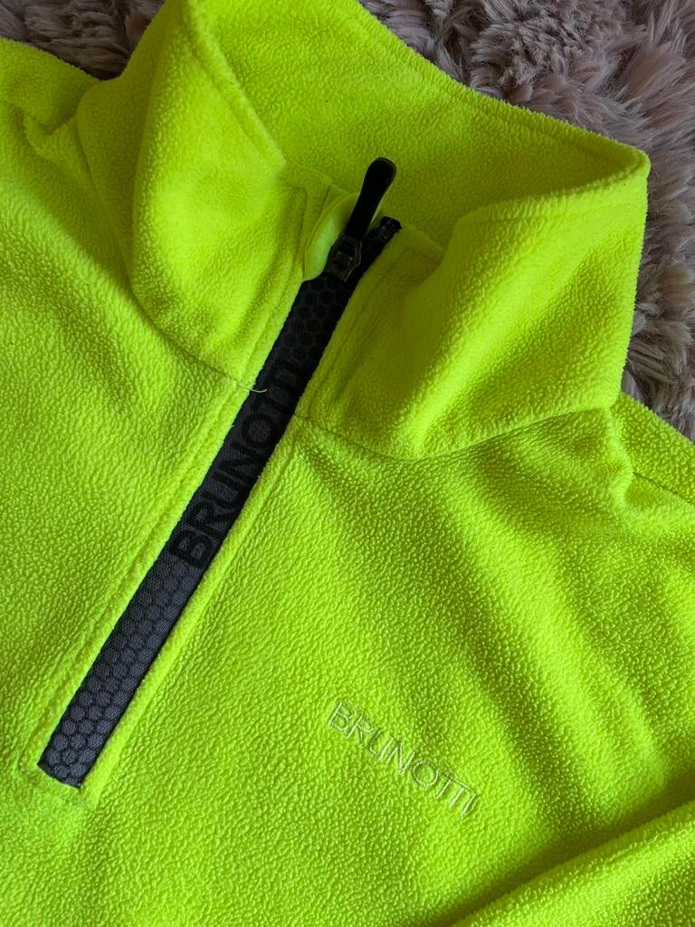 Brunotti fleecetrui maat s, Ophalen of Verzenden, Zo goed als nieuw, Maat 36 (S), Geel