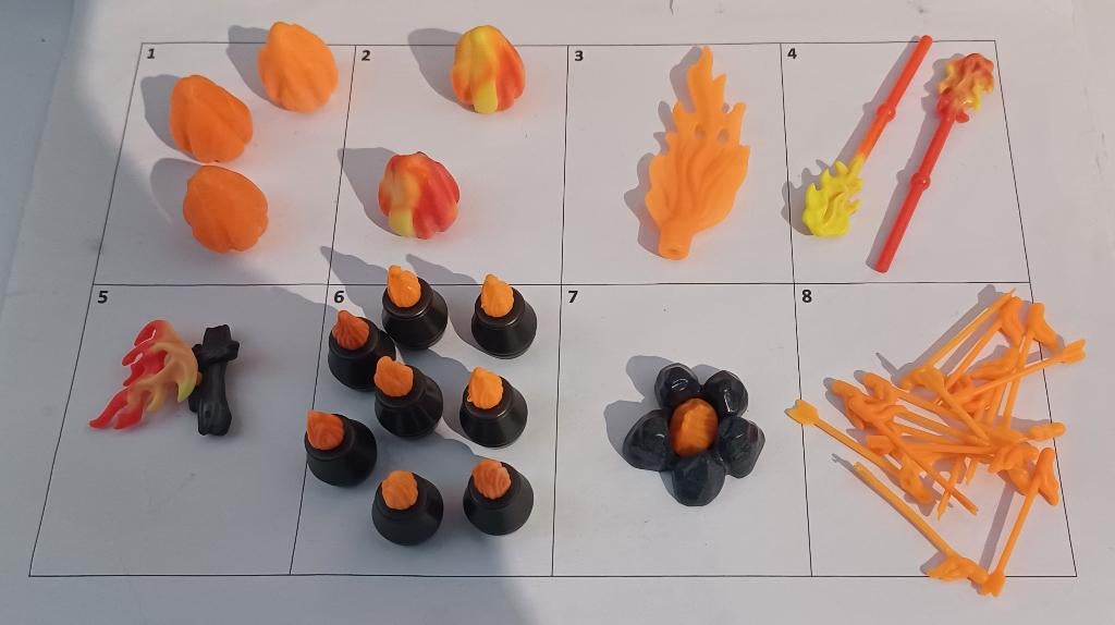 playmobil vuurpot vlam pijlen, Ophalen of Verzenden, Gebruikt, Los playmobil