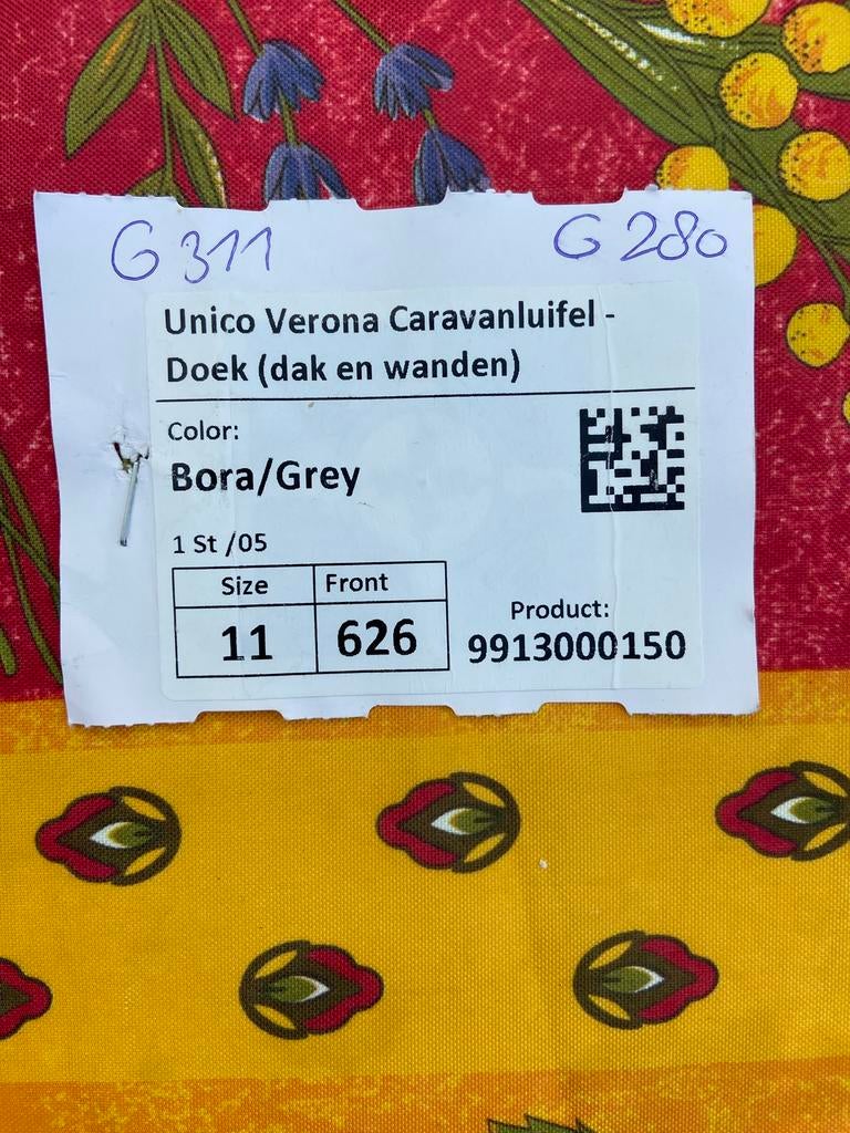 Unica Verona luifel omloopmaat 11, Ophalen, Zo goed als nieuw, Overige merken