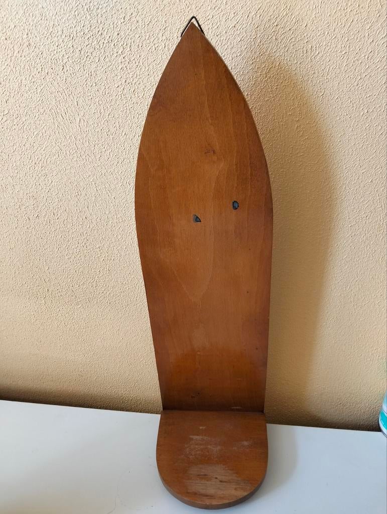 Houten consooltje voor heiligenbeeld - 48 cm hoog, Ophalen of Verzenden